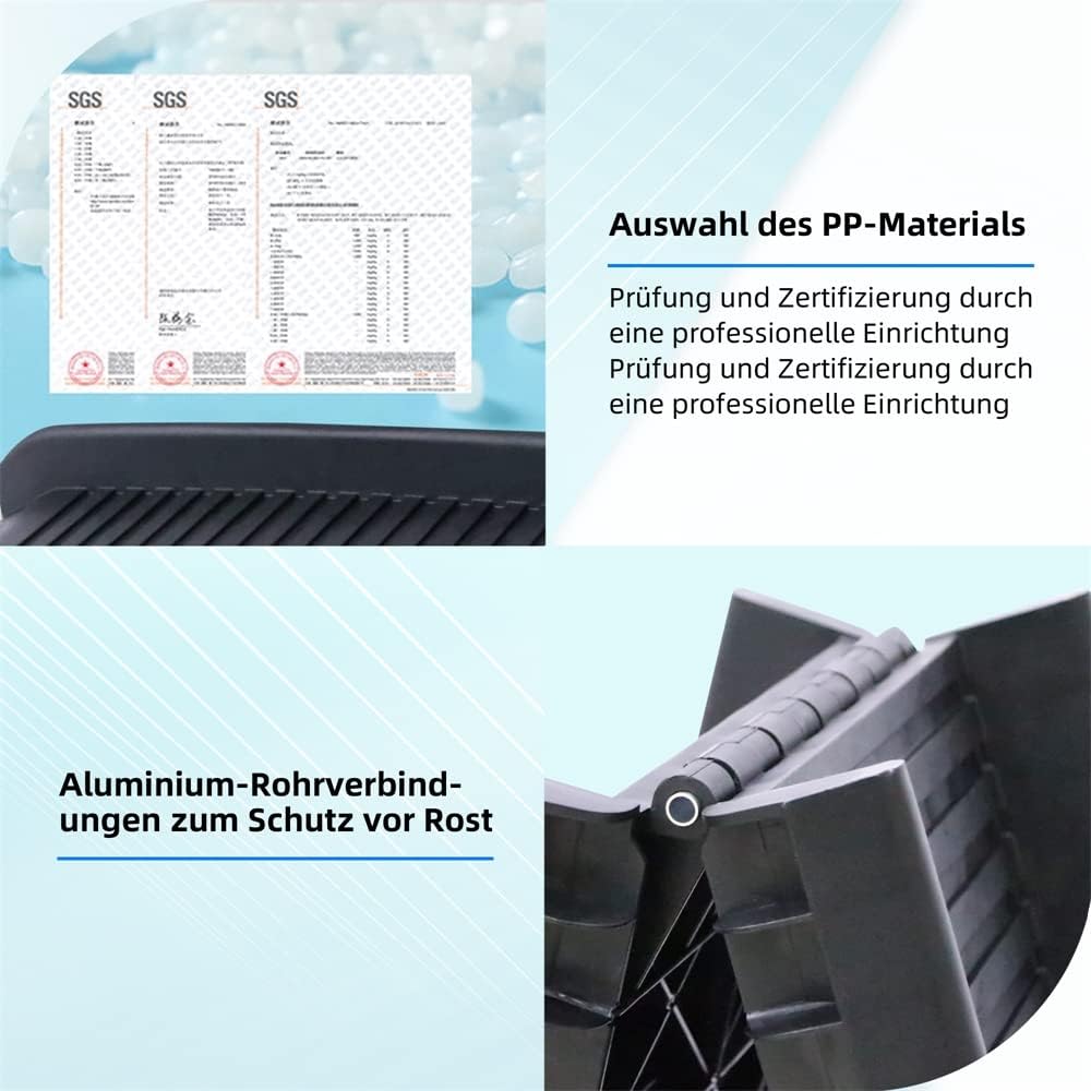 Klappbare Hunderampe mit Anti-Rutsch-Belag