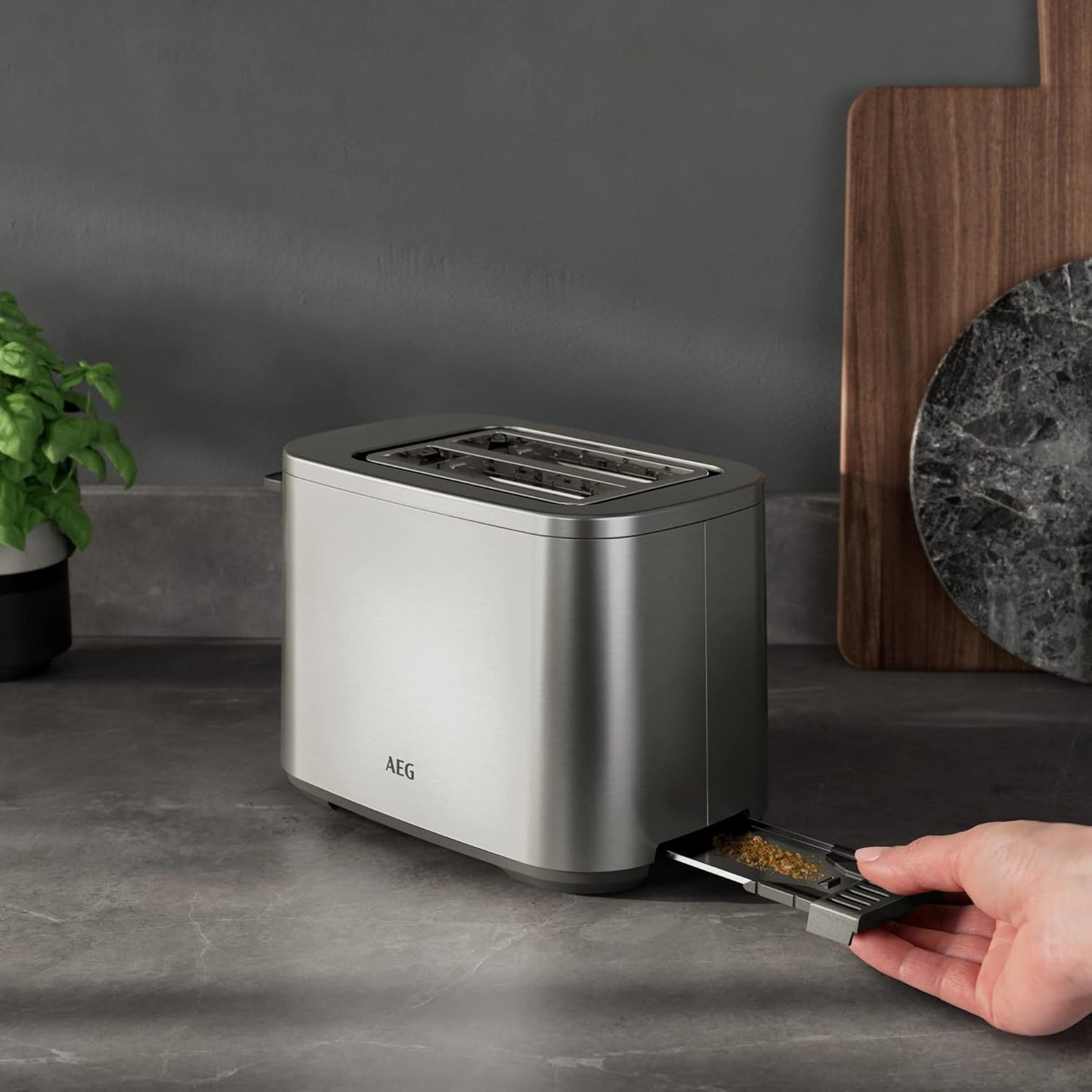 Toaster mit 7 Einstellungen und Countdown-Timer