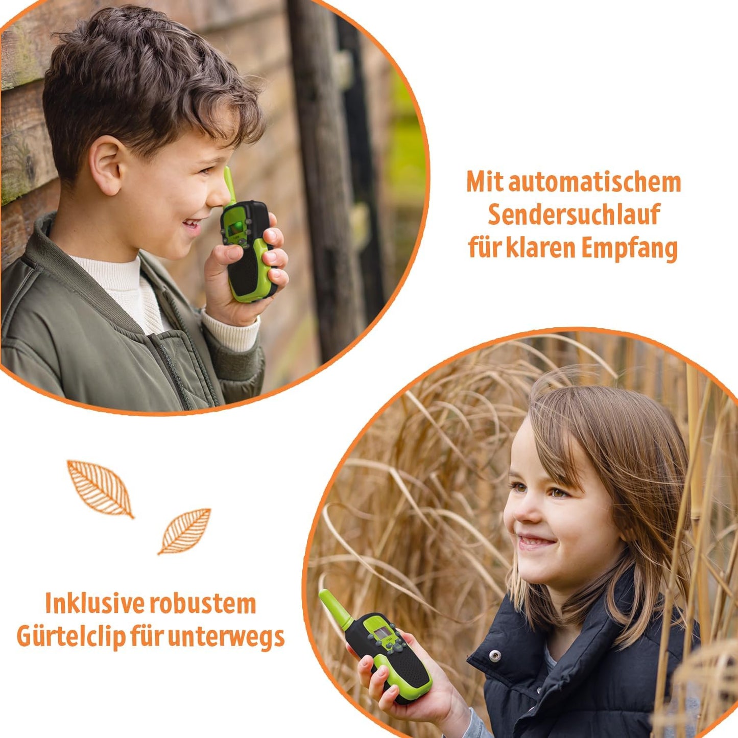 Expedition Natur Walkie-Talkie Set für Kinder