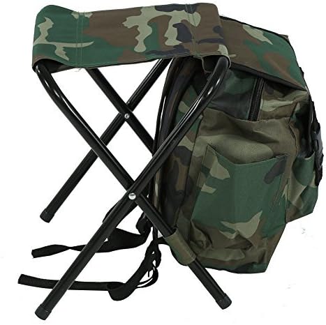 Angelrucksack mit Stuhl
