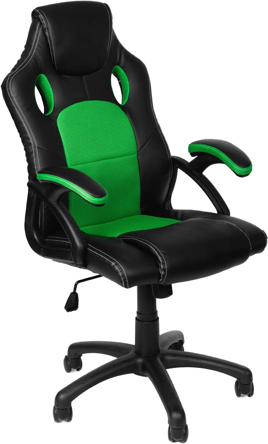 Ergonomischer Gaming-Bürostuhl, Grün