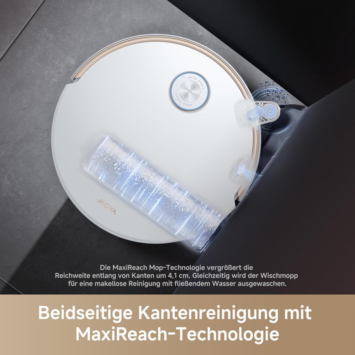 Z60 Ultra Roller Komplett-Saugroboter mit Wischfunktion, Z60 Ultra White