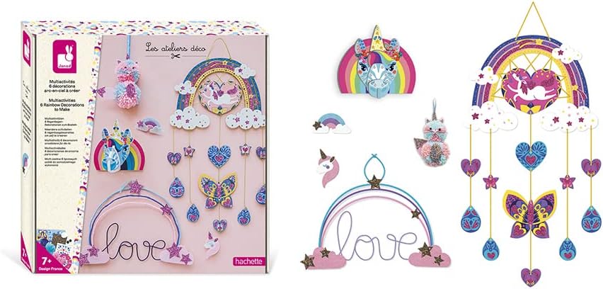 Kreativ-Set für Einhorn- und Regenbogen-Basteleien