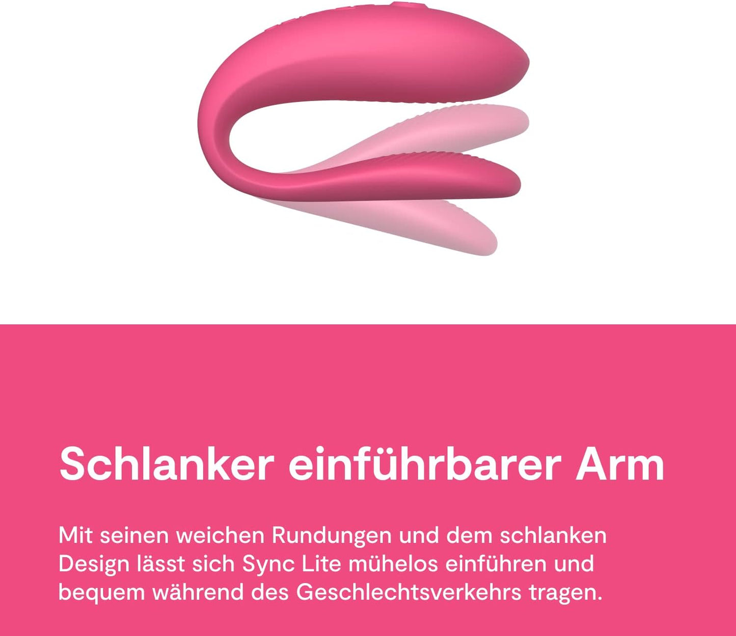 Sync Lite Paarvibrator, Rosa