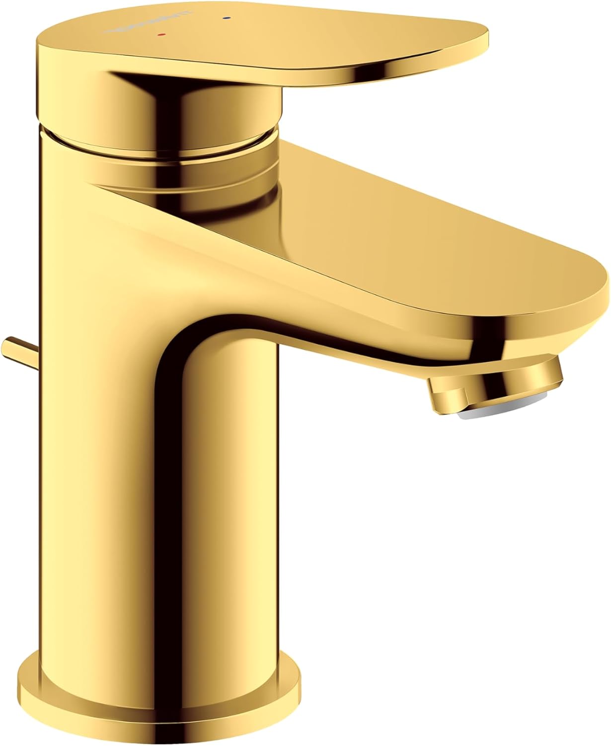 Wave - Einhebel-Waschtischmischer, S, Gold Poliert