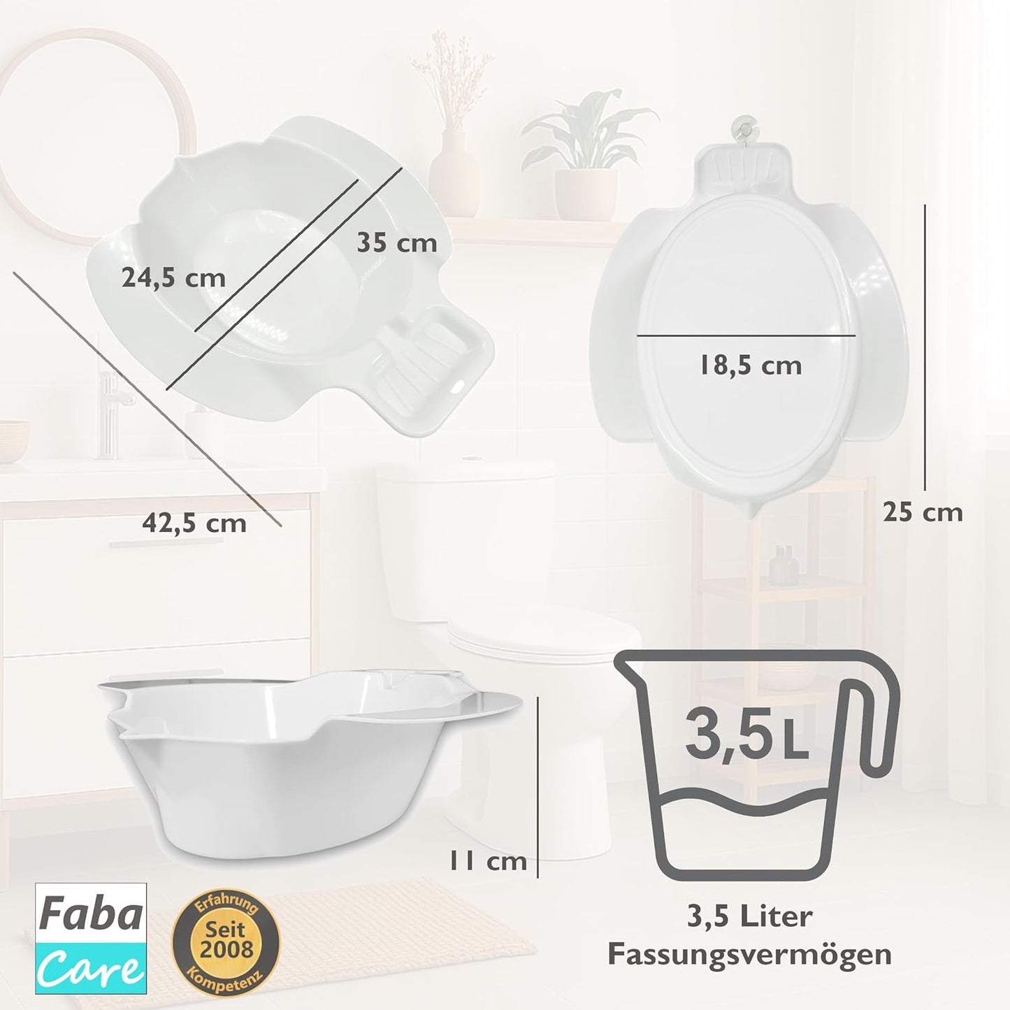Sitzbad Bidet-Aufsatz für Toilette