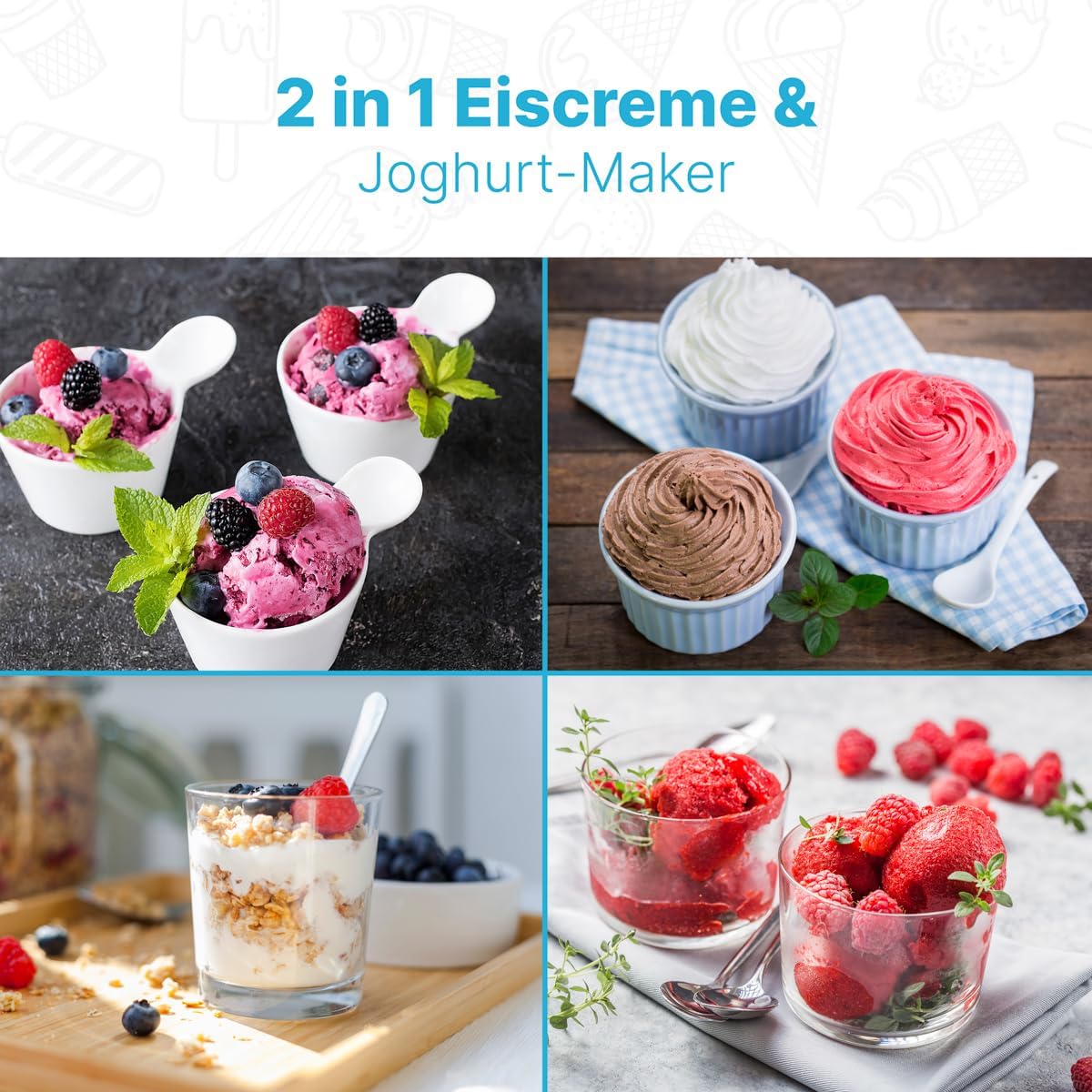 Eismaschine & Joghurtbereiter ICM 3799