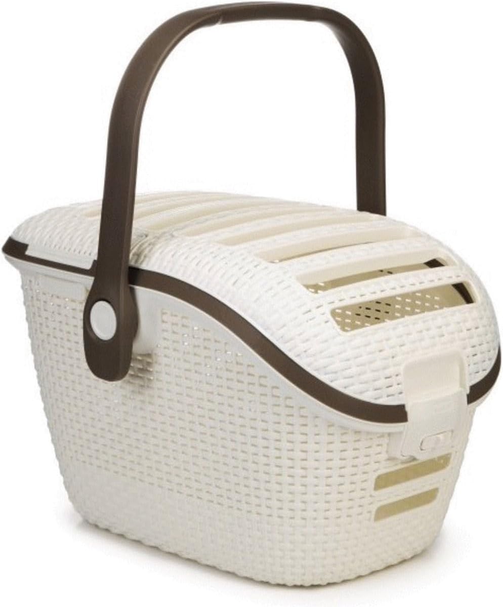 Hartschalen-Transportbox, Creme,  L 51 x B 33 x H 38 cm