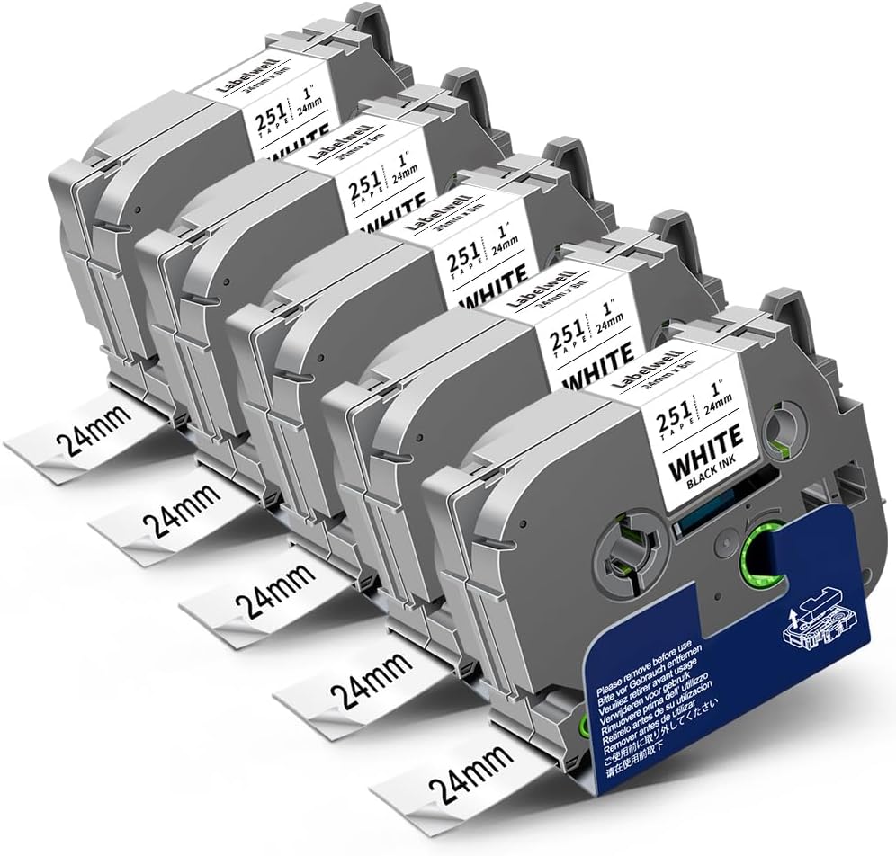 5er-Pack Etikettenband, 5