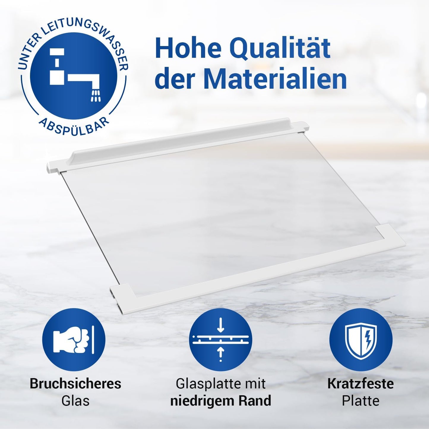 Einlegeboden für AEG Kühlschrank 225153106/3, Einlegeboden