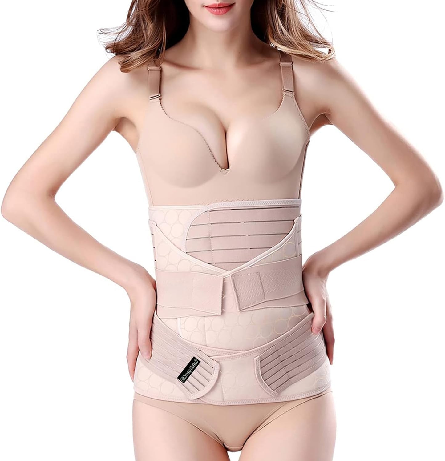 3-in-1 Postpartale Bauchstütze, Einheitsgröße (Pack of 1) Beige