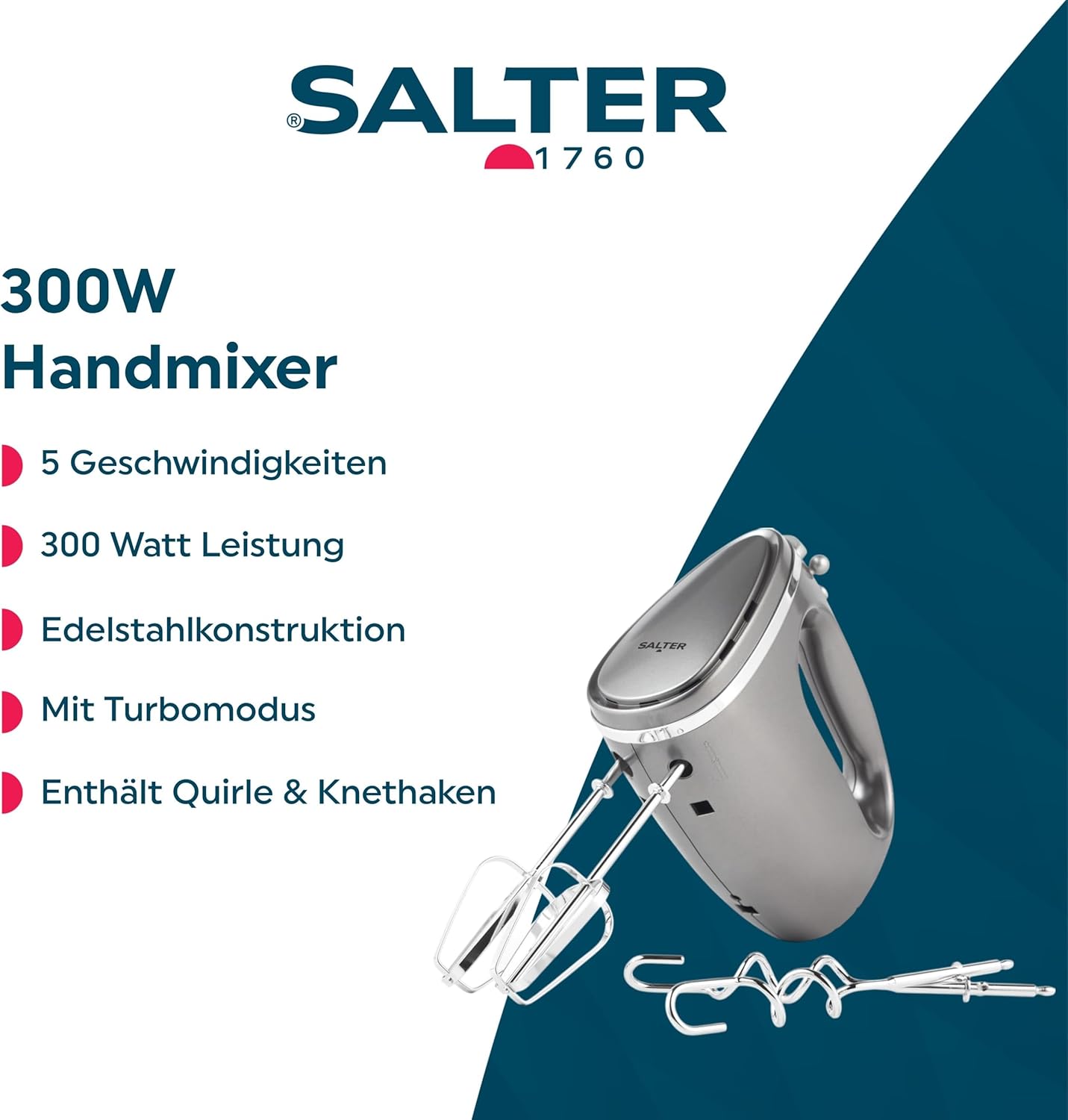 Cosmos Hand Mixer, Handmischer EU-Stecker