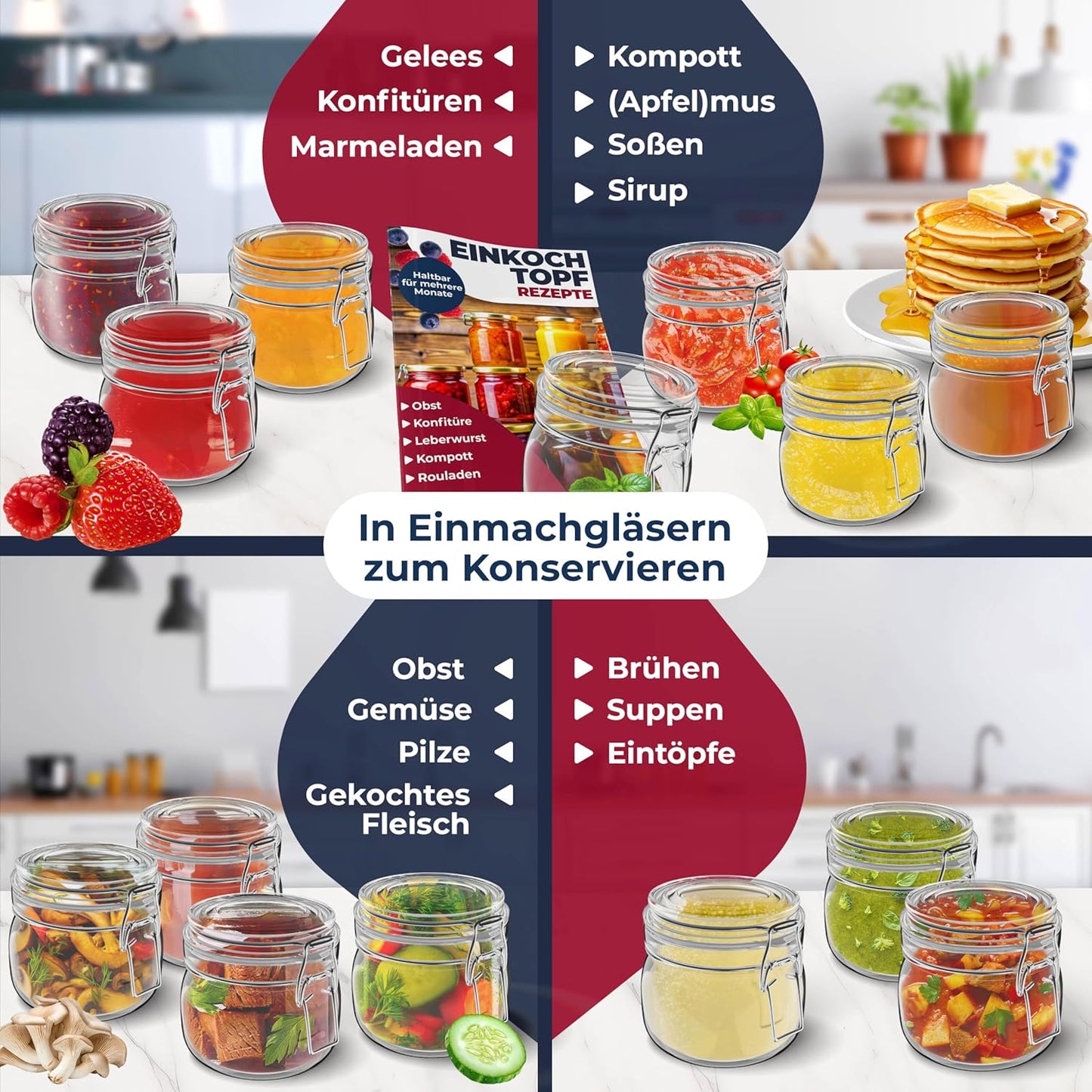 Einkochautomat mit Timer und Abschaltautomatik, 27 Liter Edelstahl