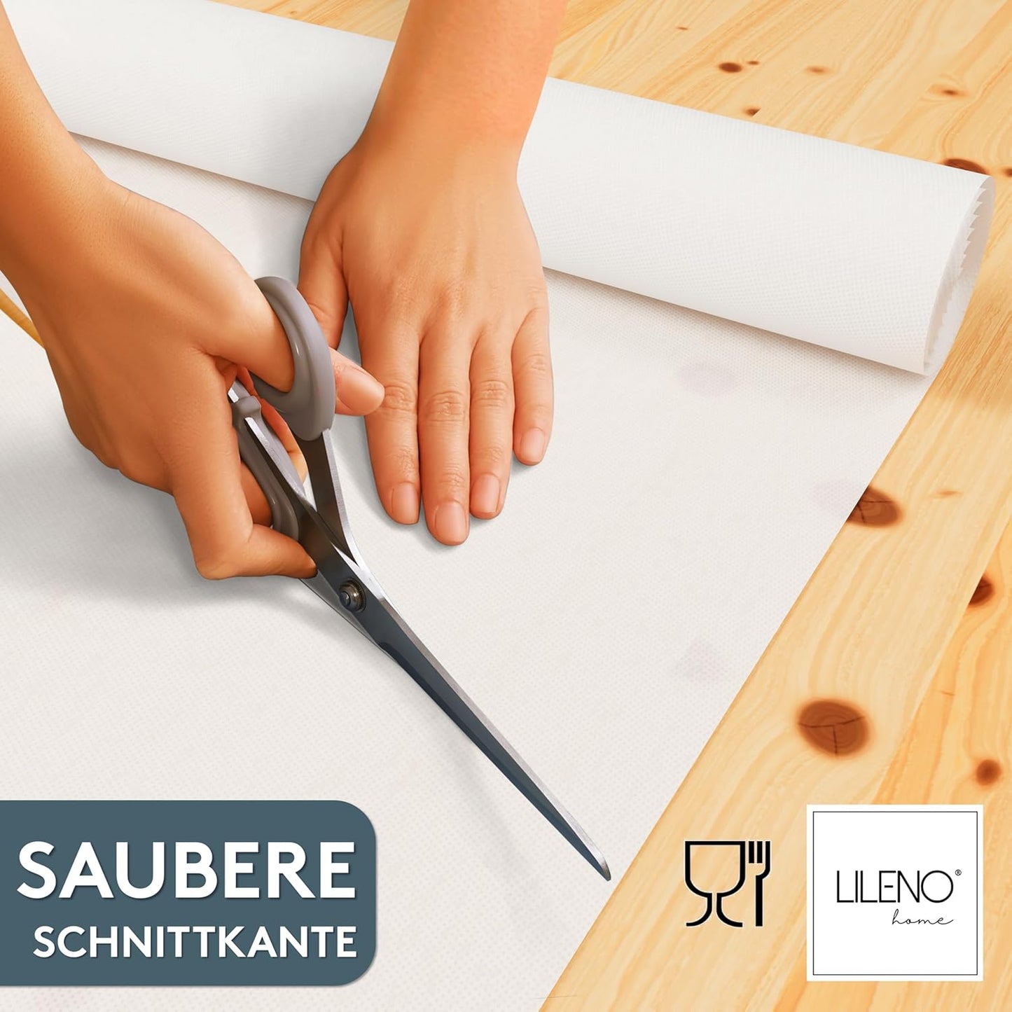 Abwaschbare Tischdeckenrolle, 2500 x 110 cm (Rechteckig) Weiß