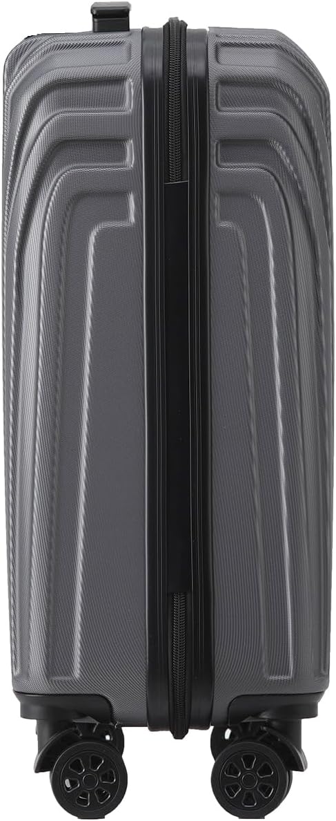 Kofferset Rollkoffer Hartschale mit TSA-Schloss, 55 cm Businessgrey