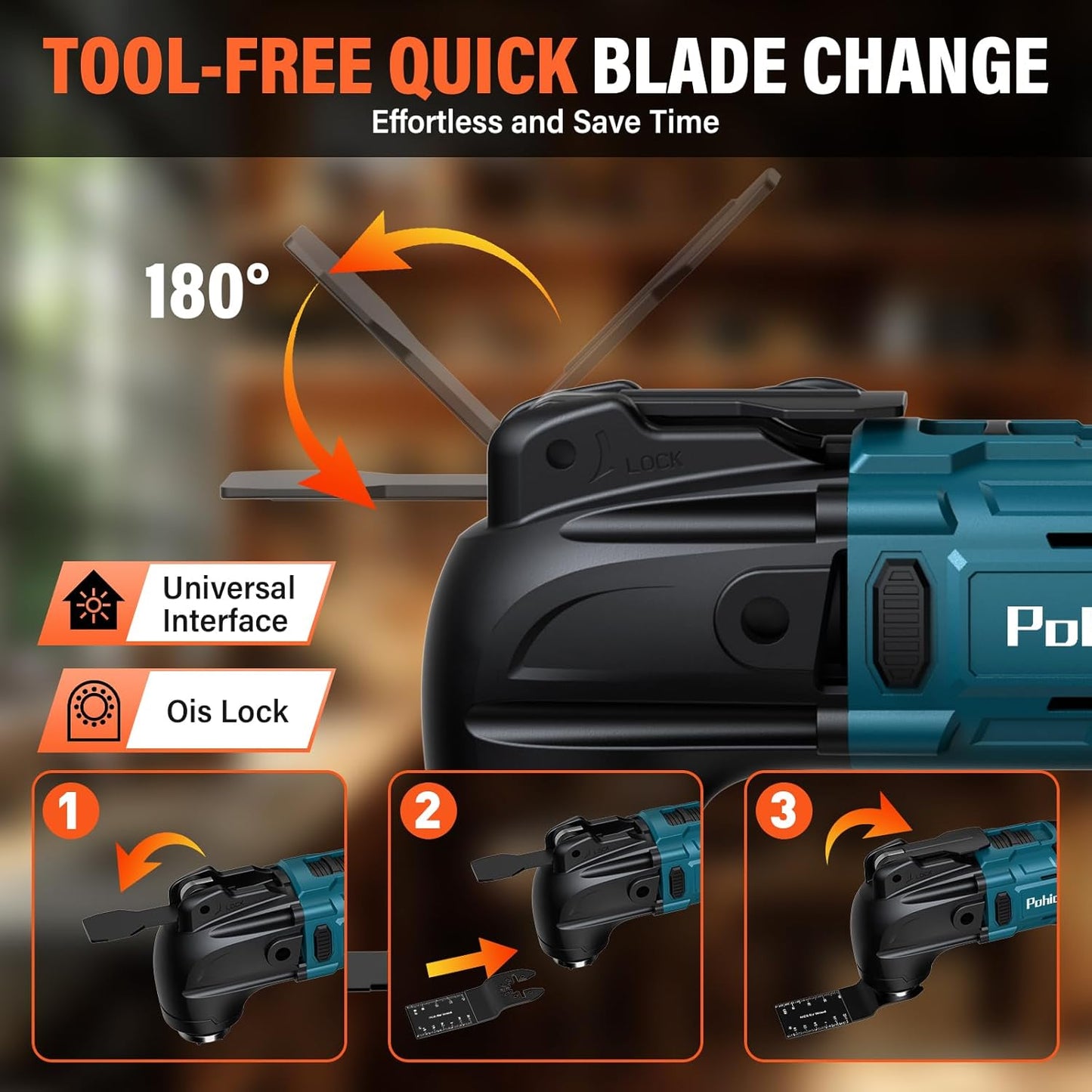 Oszillationswerkzeug Akku-Multitool