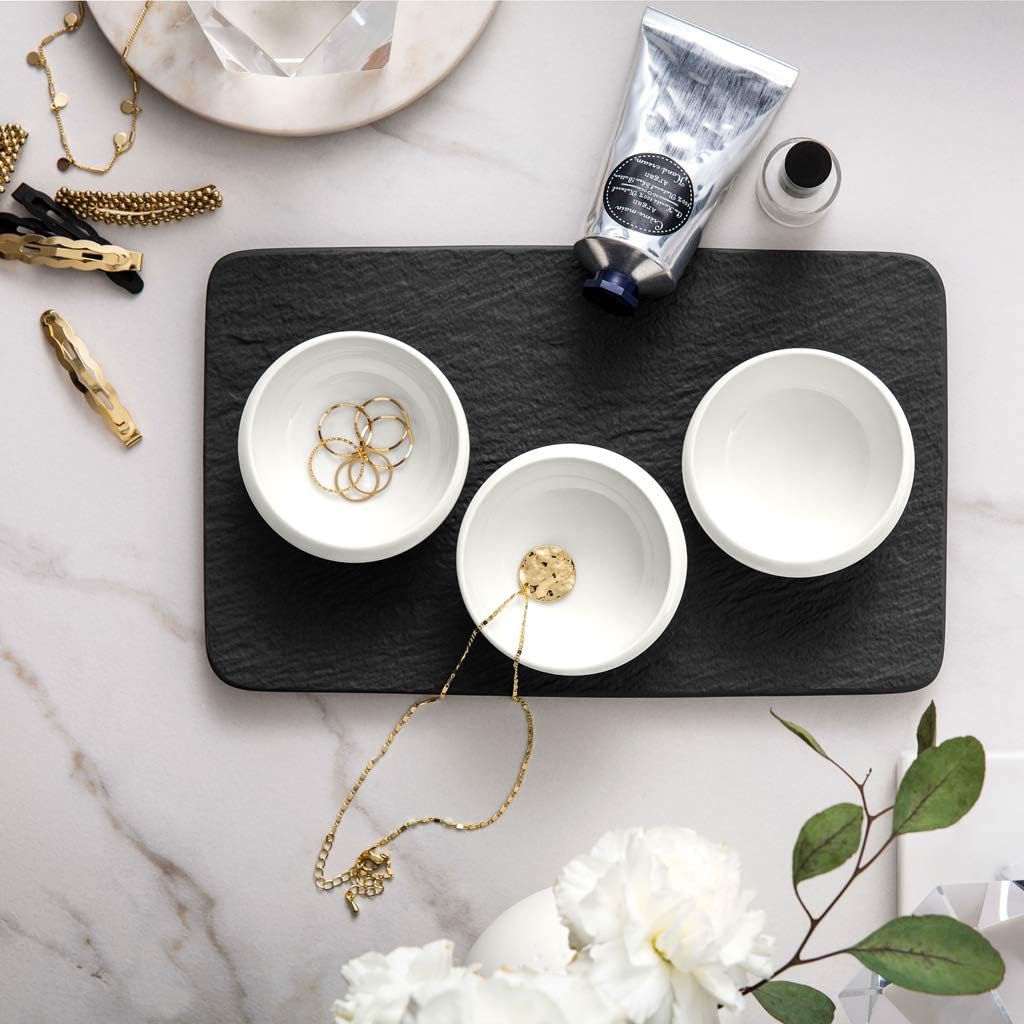NewMoon Dipschalen-Set, 4-teilig, Modern & Schlicht Elegant & Klassisch