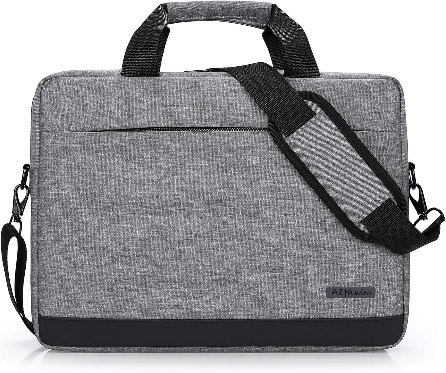 Laptoptasche mit Schultergurt, Grau 15,6-16