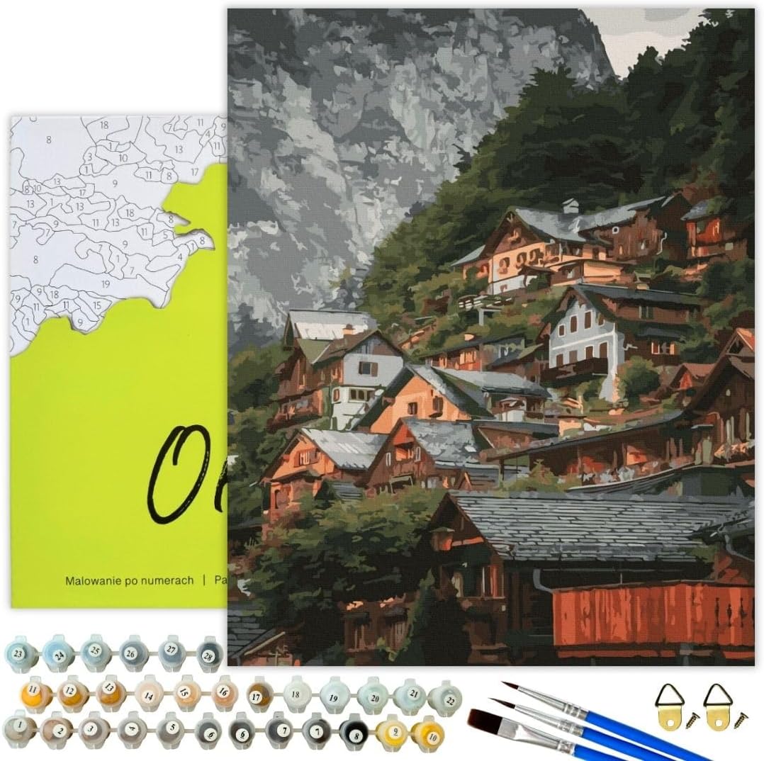 Malen nach Zahlen Set 40x50 cm, In Den Bergen