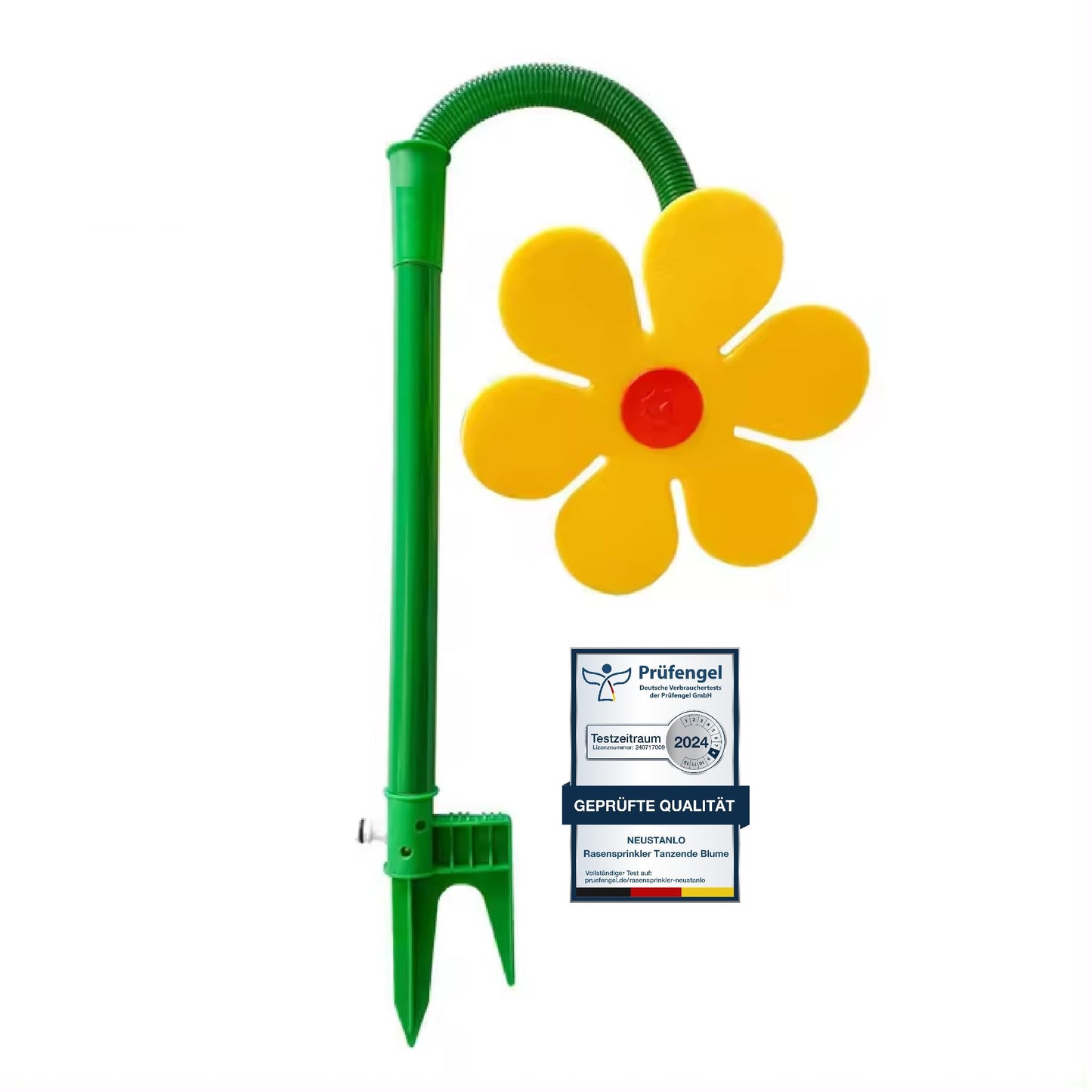 Tanzende Blume Rasensprinkler, Einzeln Gelb