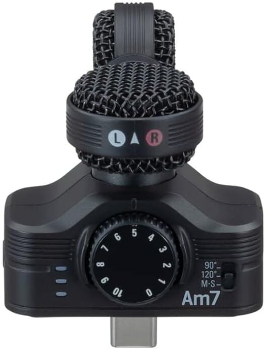 AM7 MS Stereo Mikrofon für Audioaufnahmen von mobilen Android-Geräten, Am7