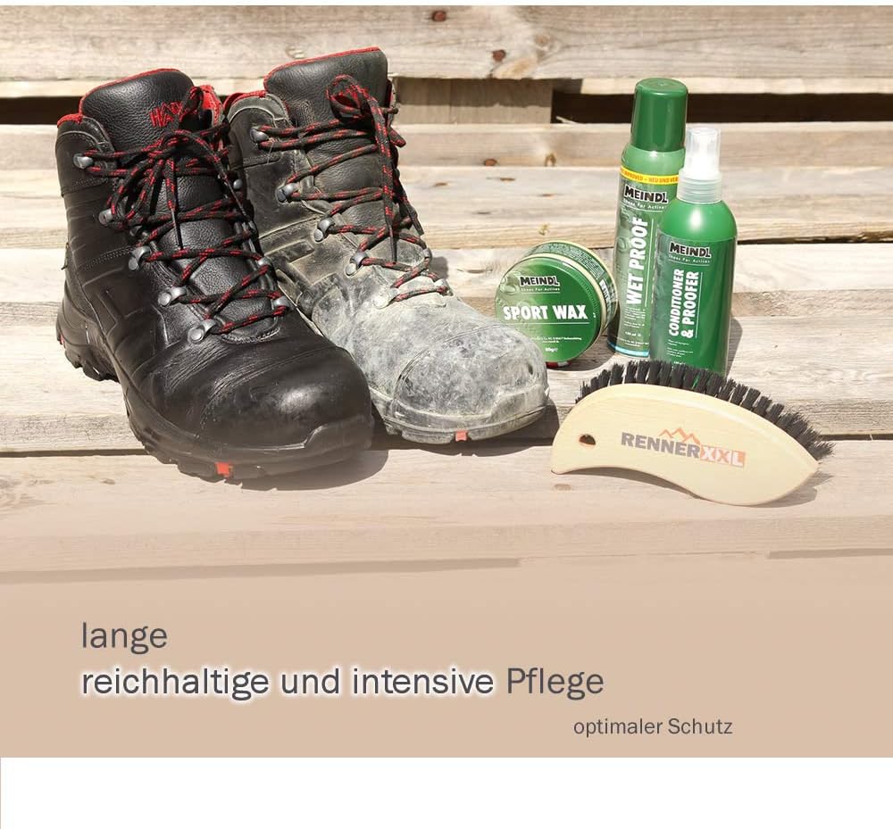 Lederpflege Set für Schuhe (Sportwax + Imprägnierer)