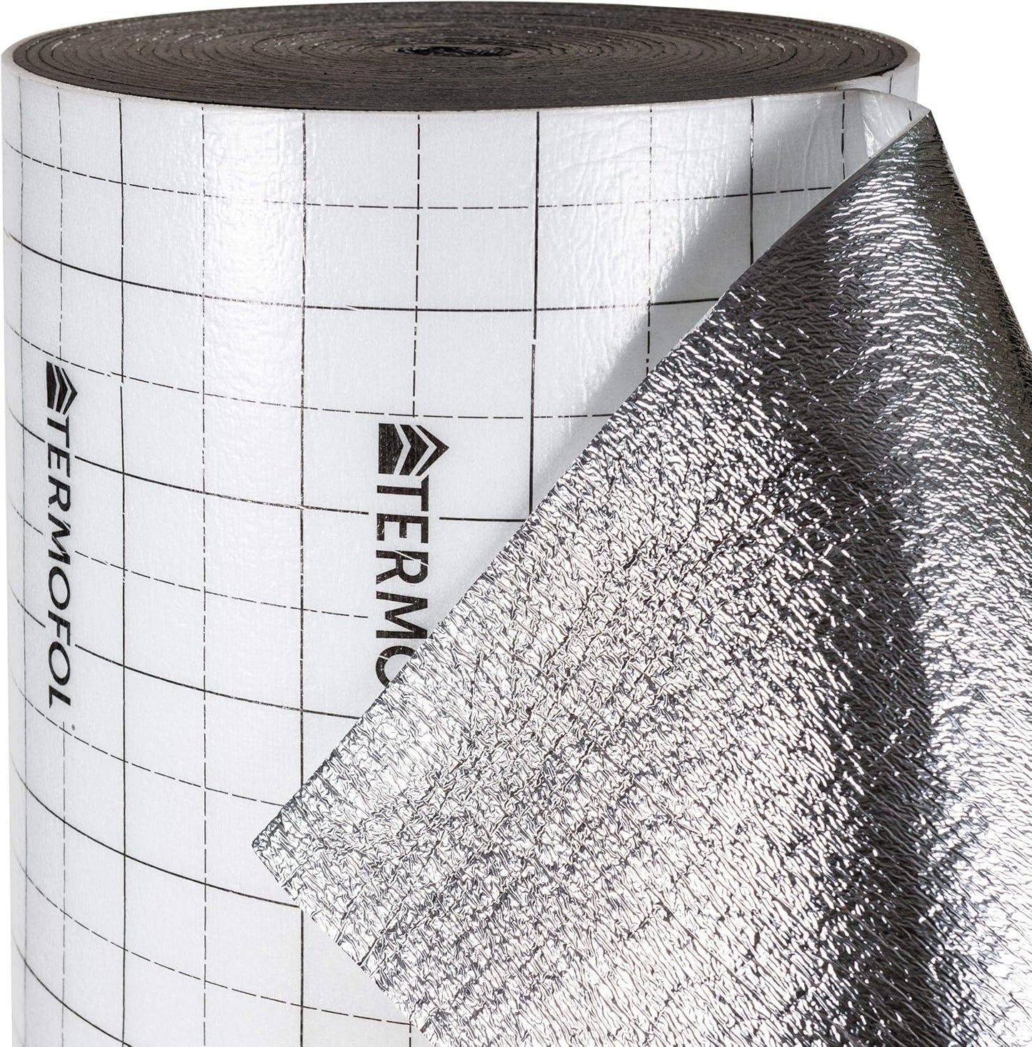 Isolierung für Böden & Dächer 1x10m Fussbodenheizung geeignet, 7mm 1m x 10m
