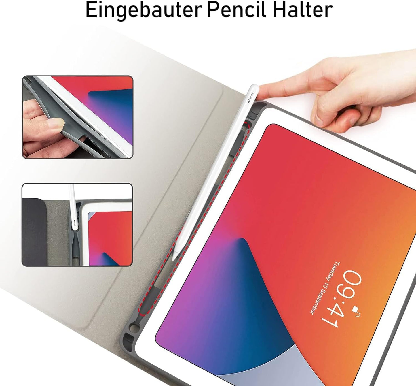 Hülle mit Tastatur für iPad