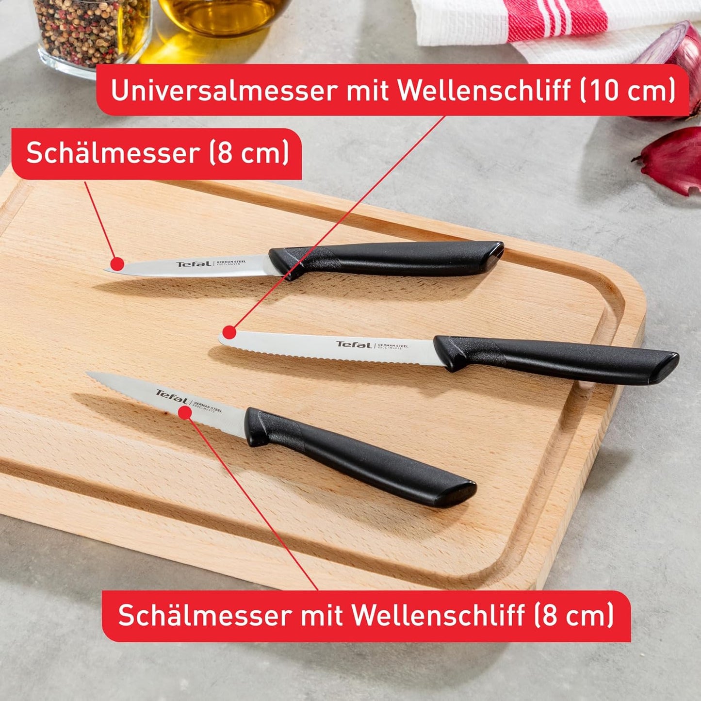 Colorfood Messerset 3-teilig