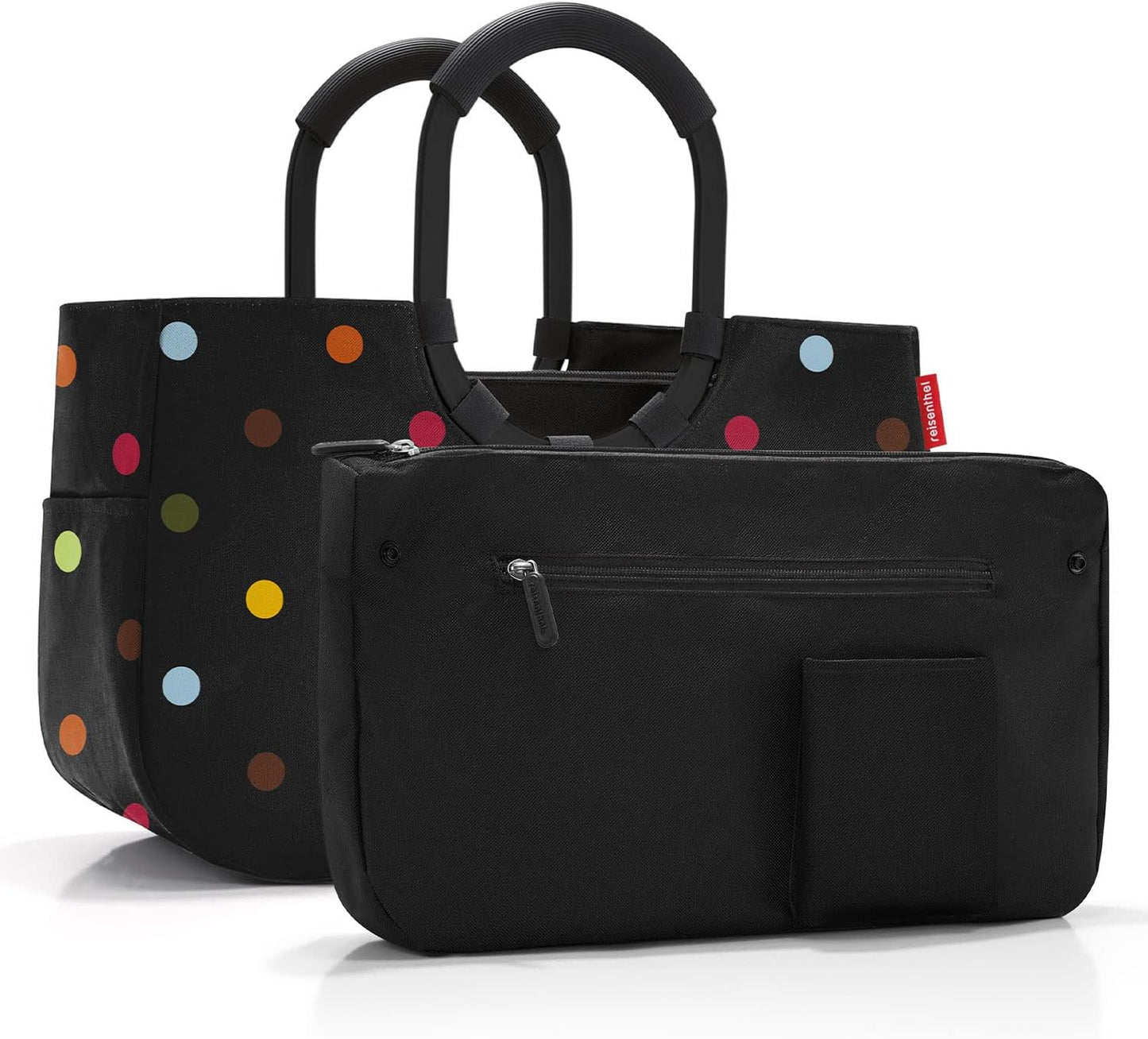Stabile Einkaufstasche, M Frame Dots