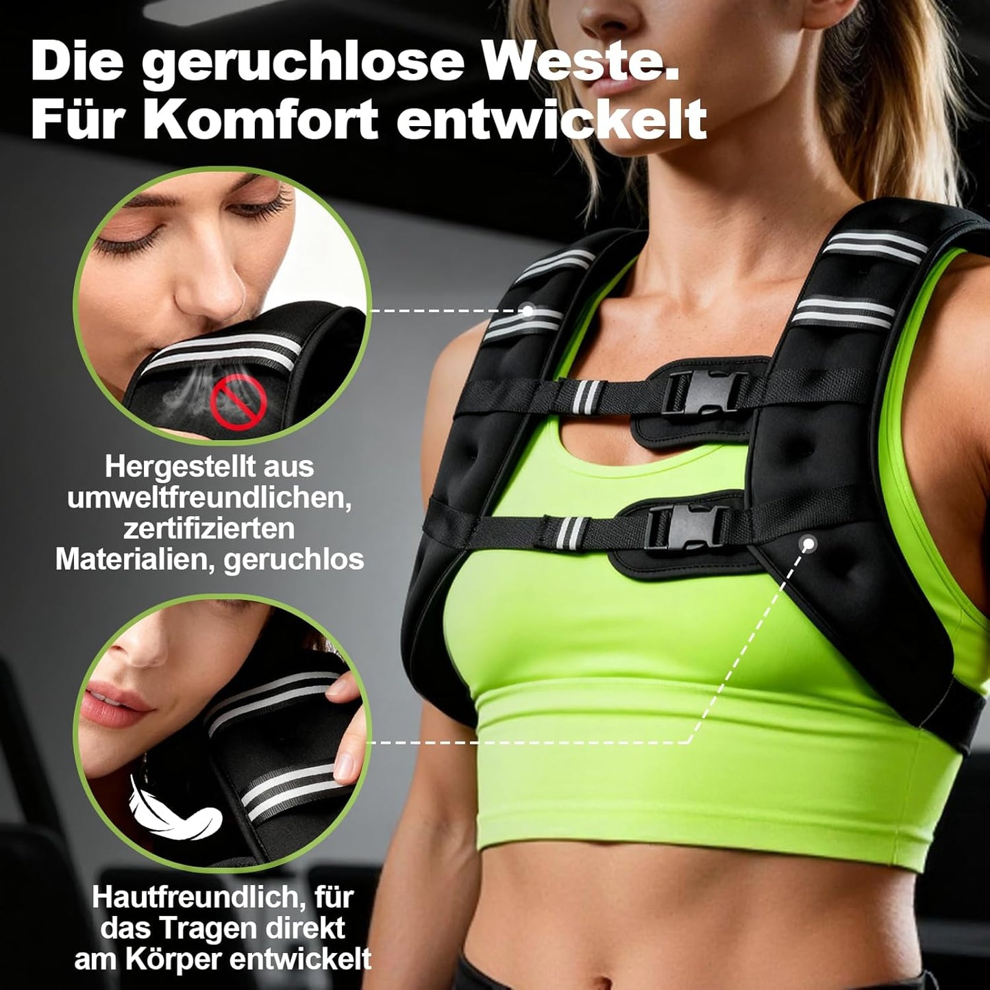 Verstellbare Gewichtsweste, 12lb/5.5kg