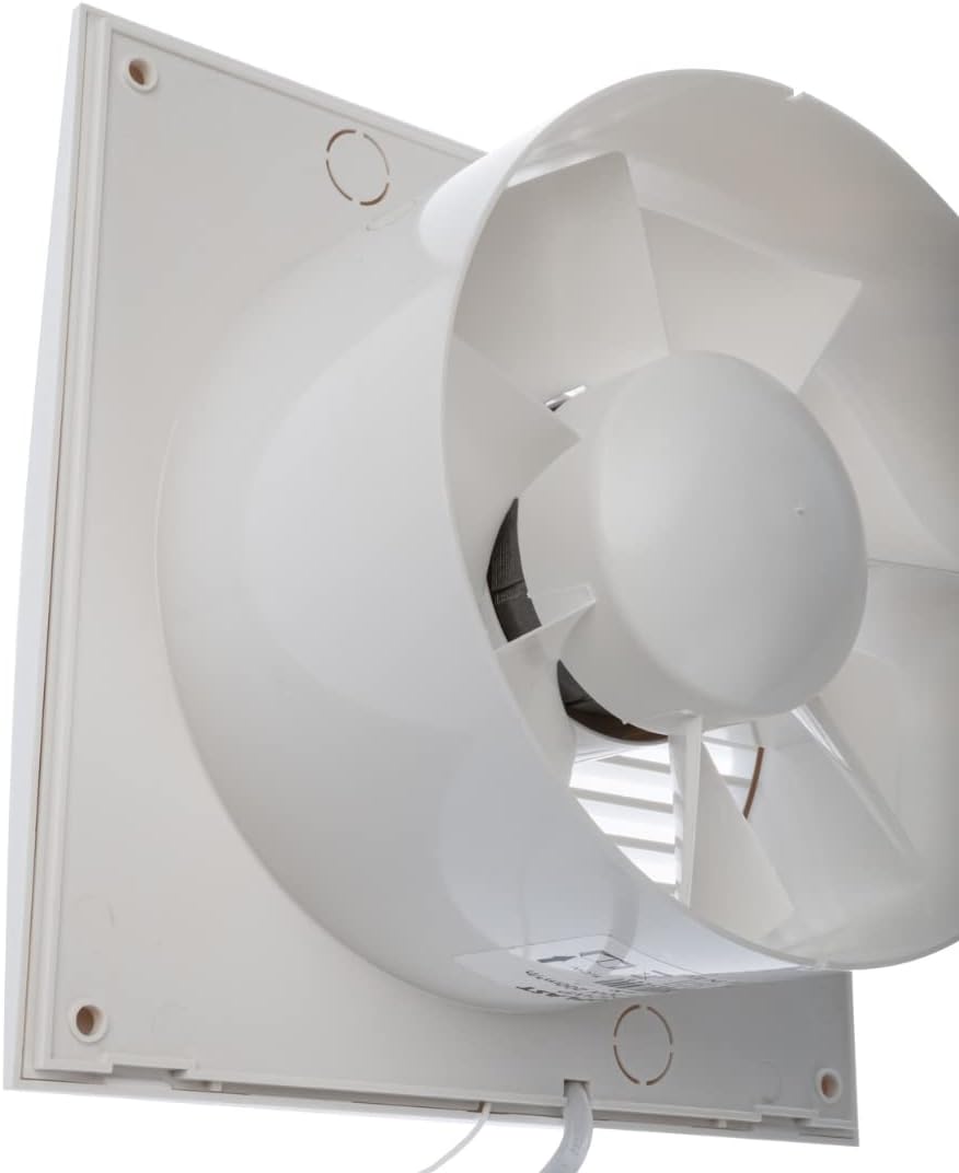 Wandventilator mit Abluftfunktion, Ø 150mm Weiß