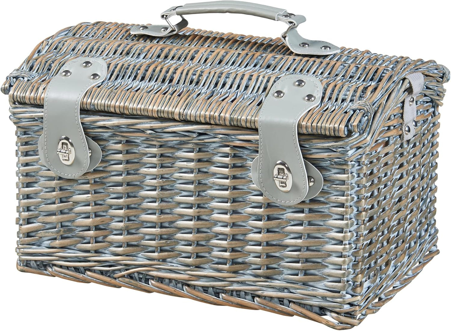 Picknickkorb-Set für 2 Personen mit Kühltasche