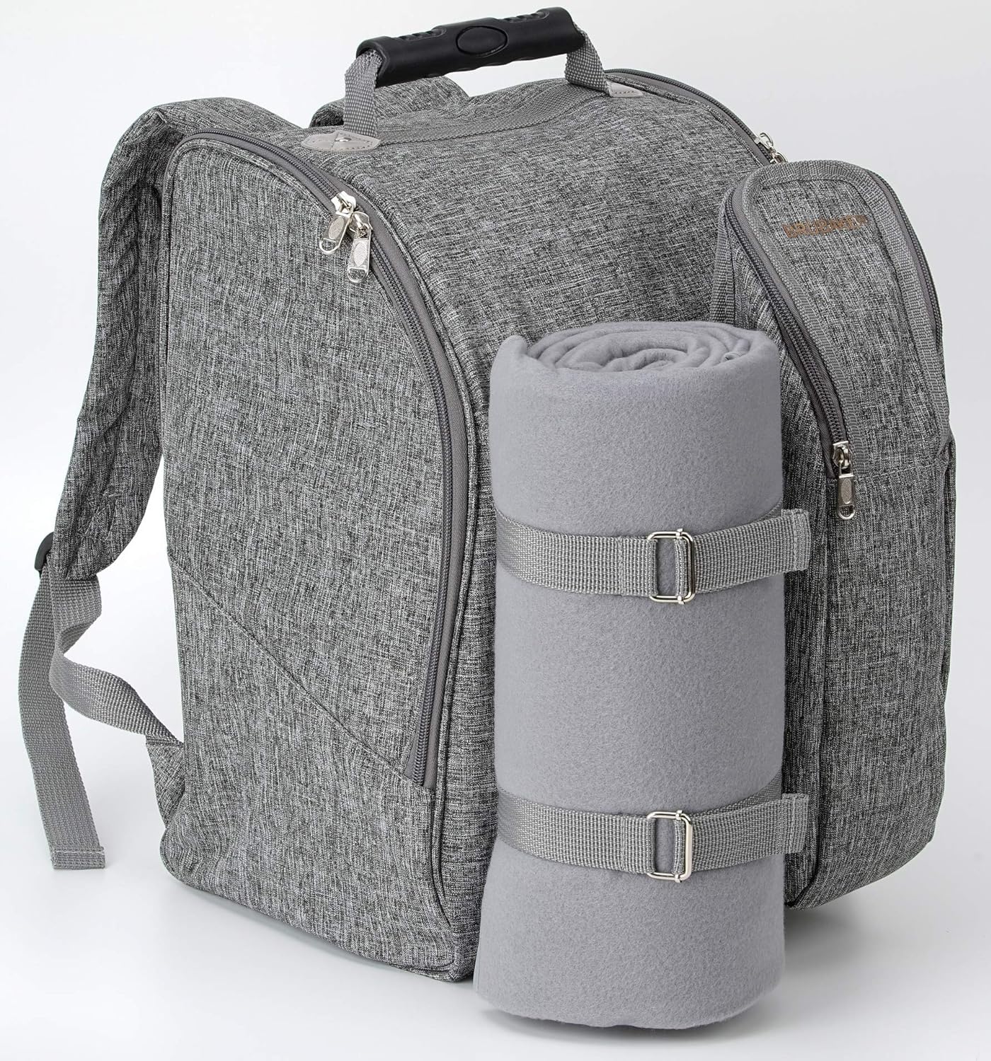 Picknickrucksack, Grau - 2 Personen