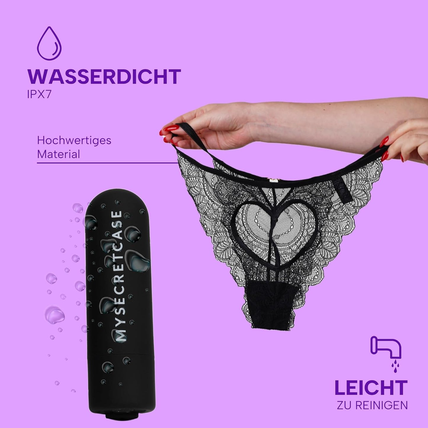 Klitoris Vibrator mit Fernsteuerung für Paare, M/L