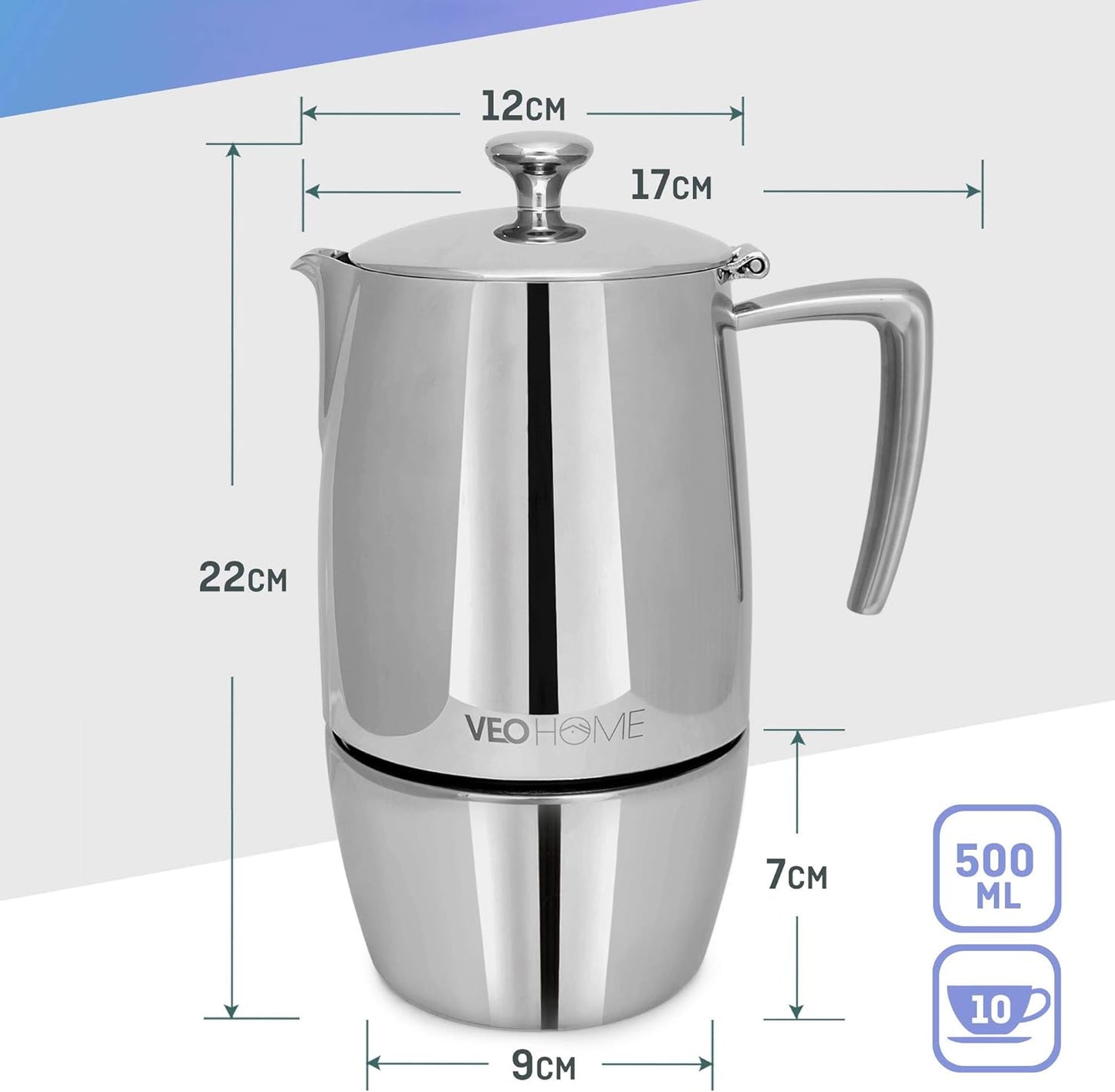 Espressokocher, 500 mL