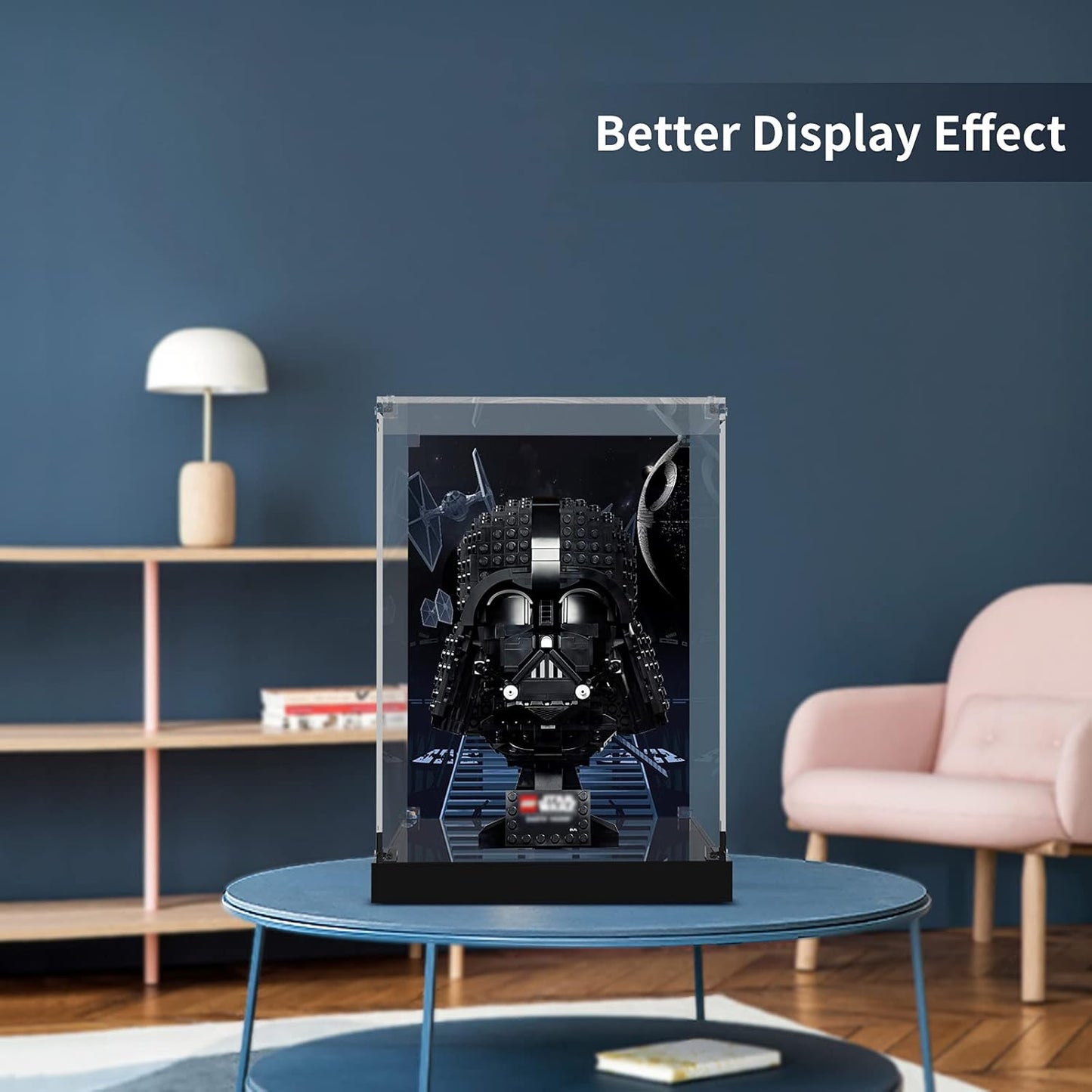 Acryl Vitrine für Lego Darth Vader Helm 75304, Für Lego 75304 Darth Vader