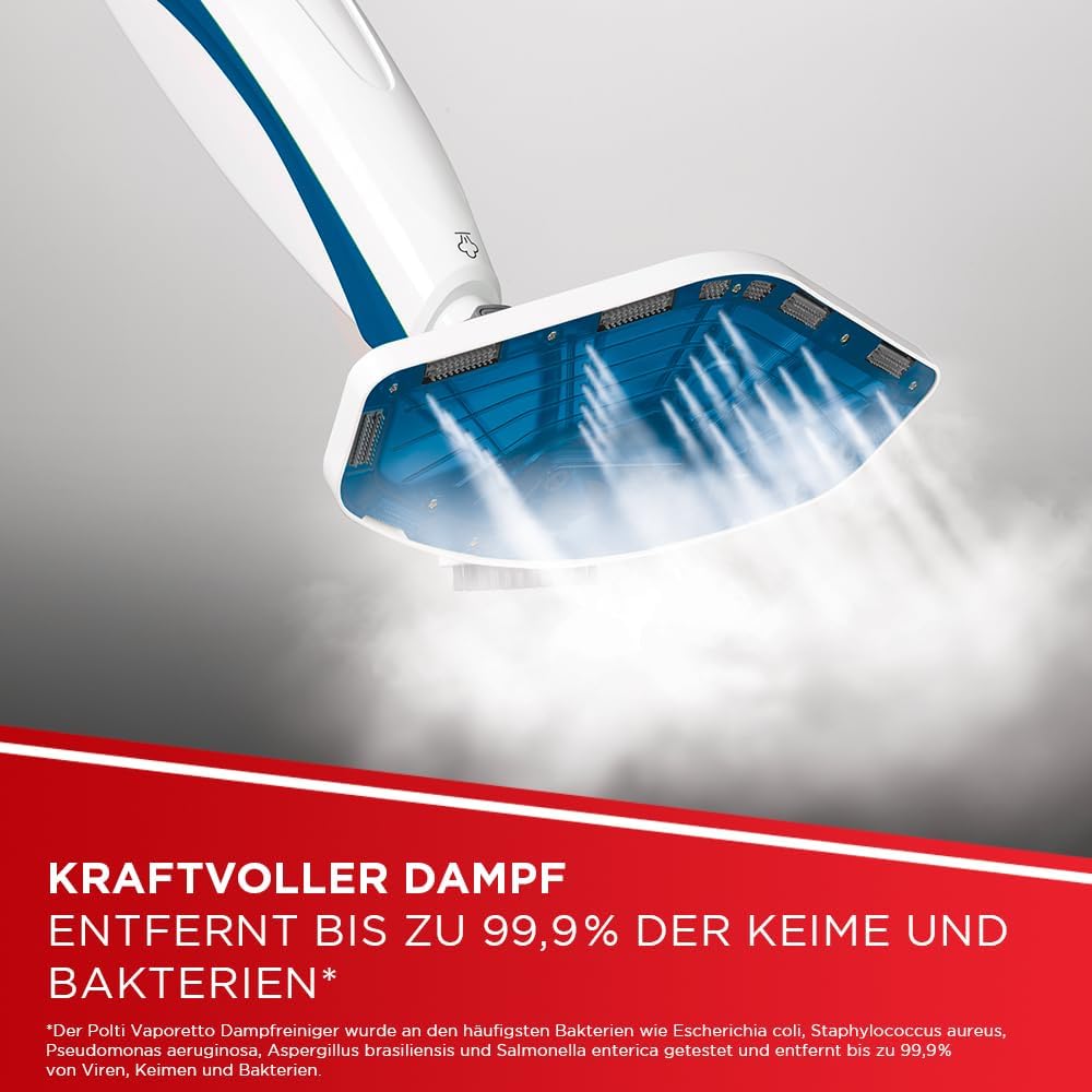 2-in-1-Dampfreiniger Vaporetto SV460, 17 Zubehörteile