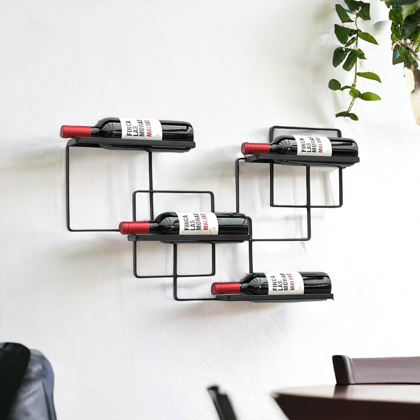 Weinregal für 4 Flaschen