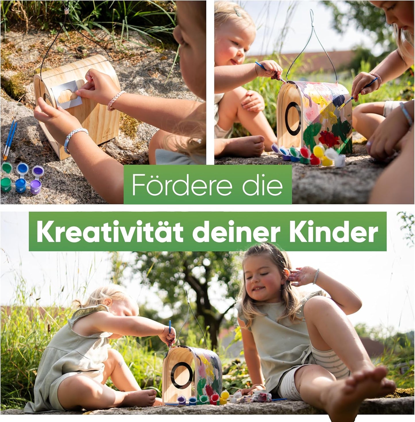 DIY Vogelhaus-Bastelset zum Bemalen