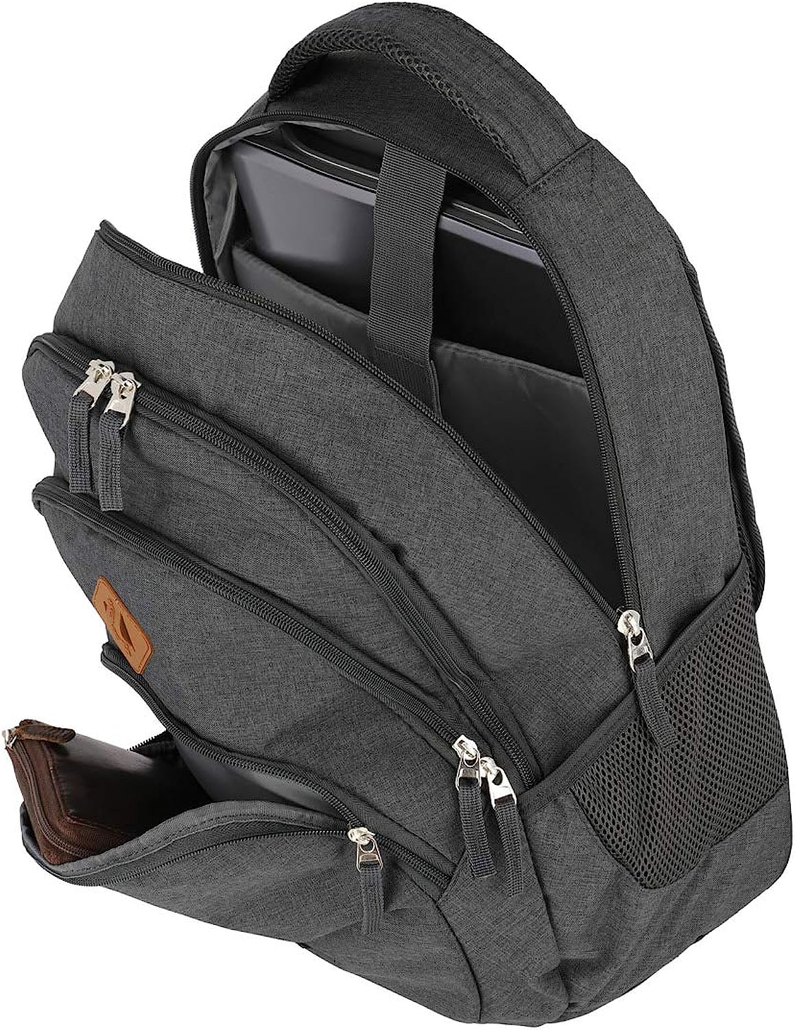 Rucksack mit Laptopfach, 22 Liter (15.6 Zoll laptop), Anthrazit (Grau)