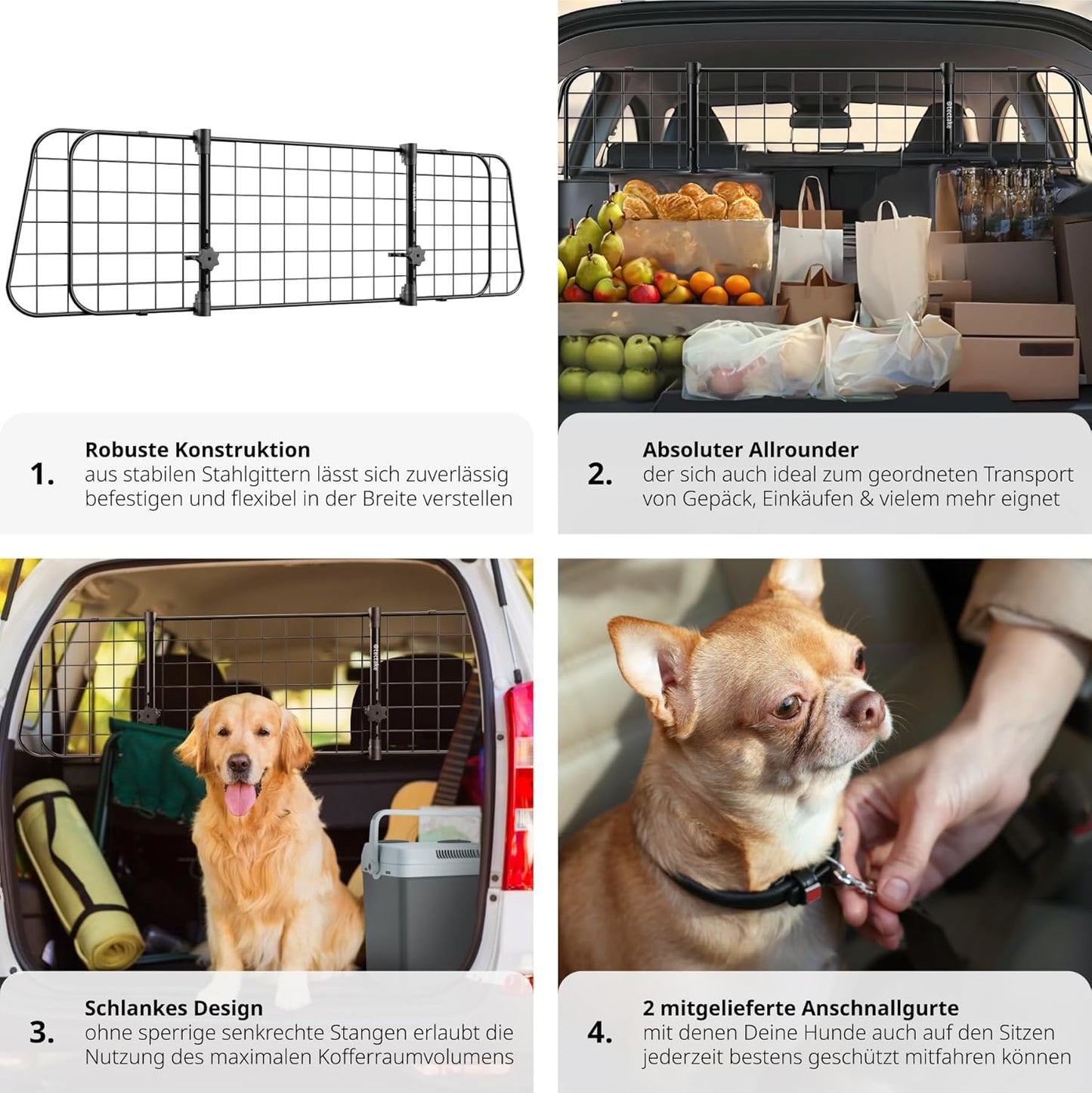 Hundeschutzgitter für Autos
