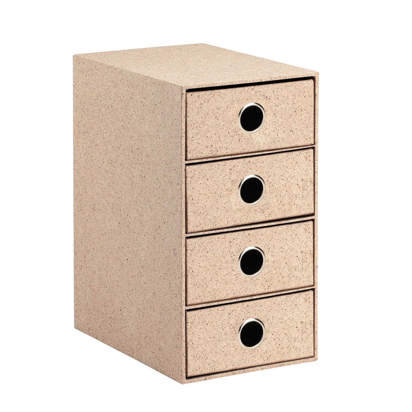 Schubladenbox mit 4 Schubladen, Cacao