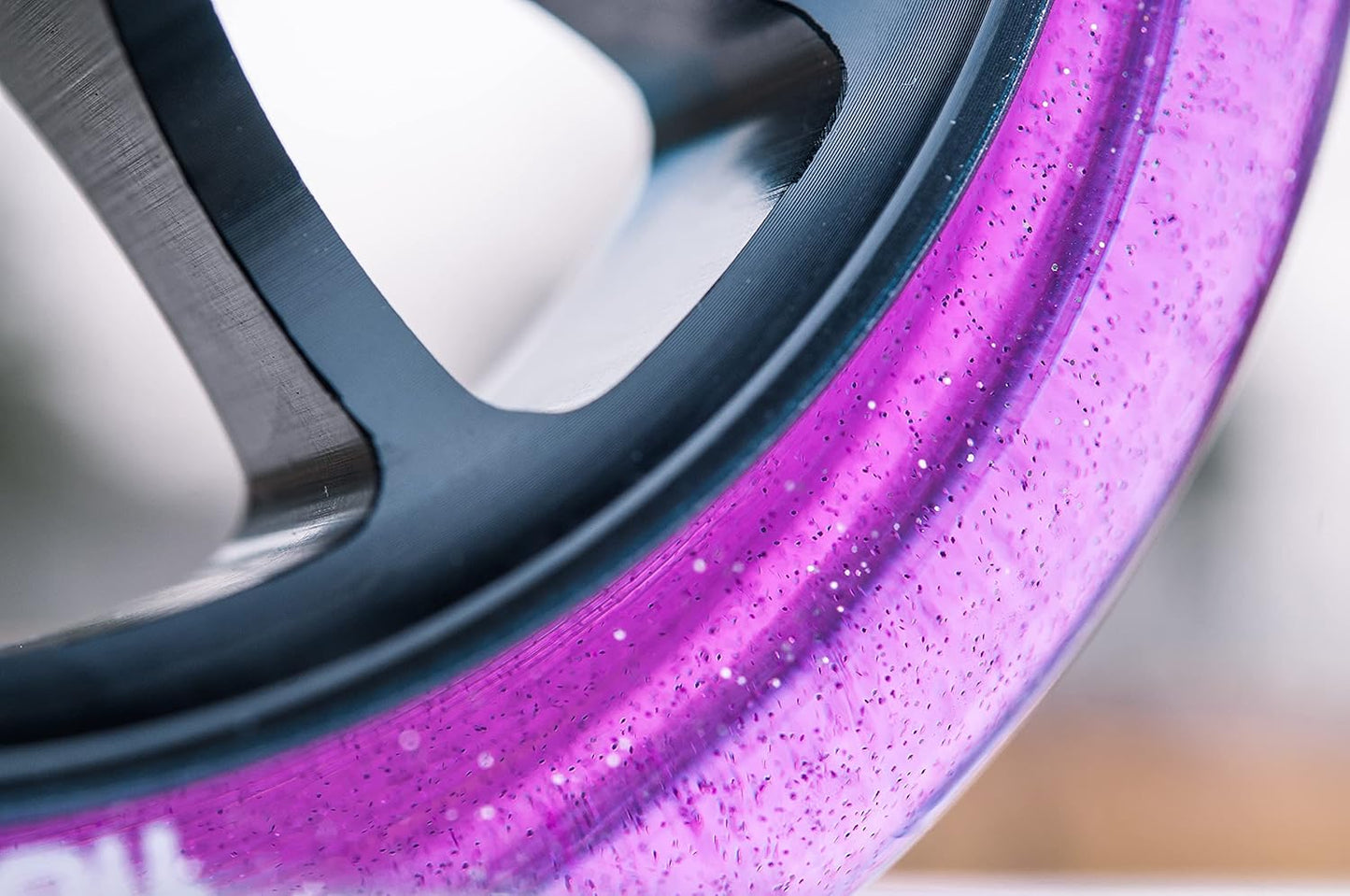 Pro Stunt Scooter Rollen, transparent lila