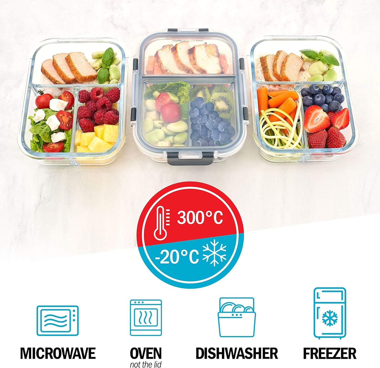 Frischhaltedosen 3er Set