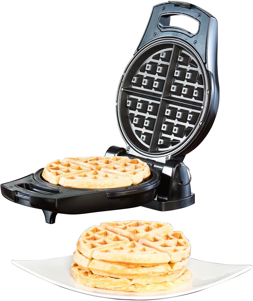 Wendbares Waffeleisen mit Temperaturregelung