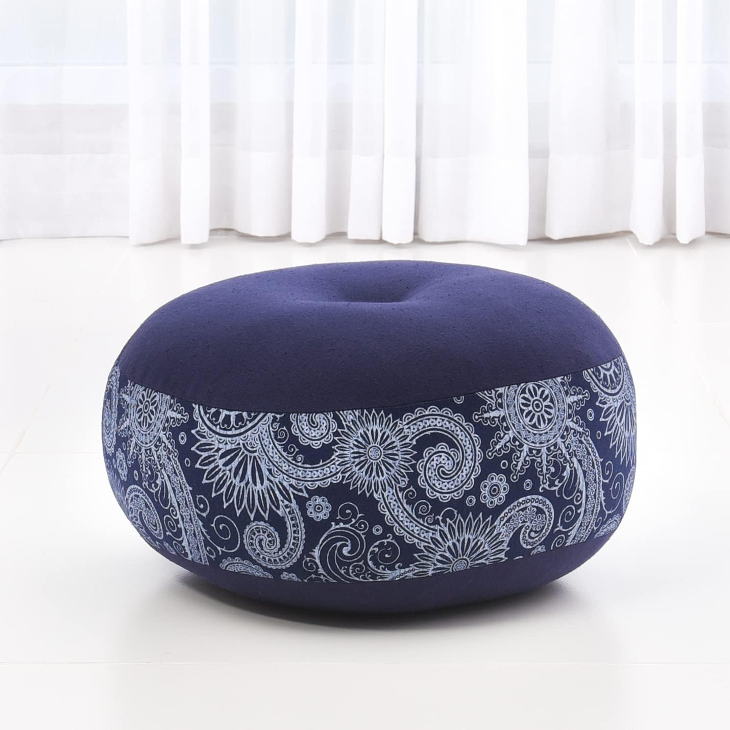 Meditationsset mit Zafu-Kissen und Zabuton Matte, Cbt1 - Blau