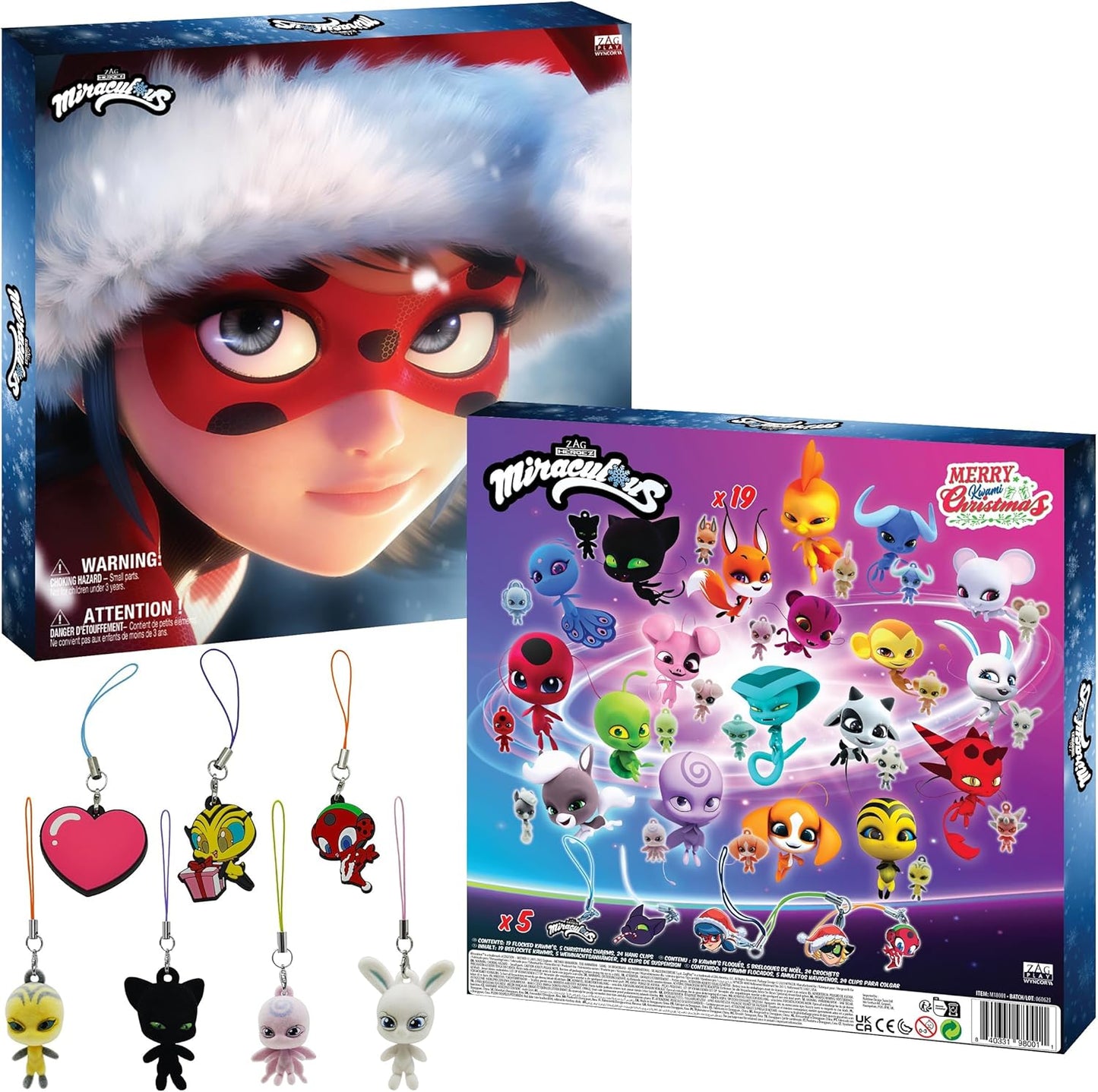 Ladybug Adventskalender mit Charms und Miniaturen
