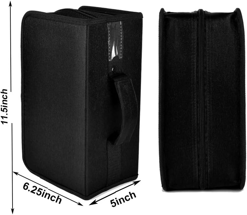 CD-Tasche, 160 Kapazität Schwarz