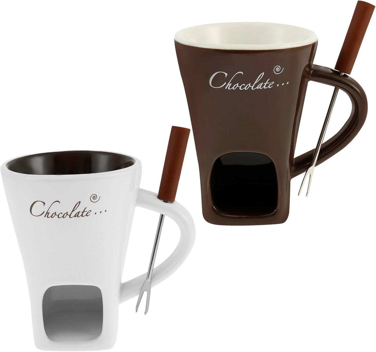 2er-Set Schokoladenfondue-Tassen, 2pcs